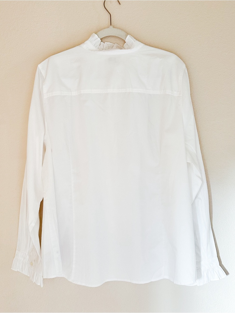 J. Crew Ruffle Button-Up Top 3X - Picture 7 of 7